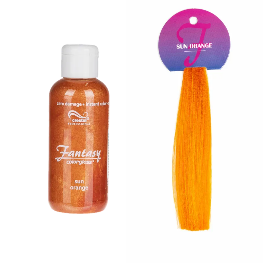 Crestol Fantasy Color suoraväri 125 ml – Sun Orange (kirkas oranssi) - Suoravärit - Crestol - Nicca.fi