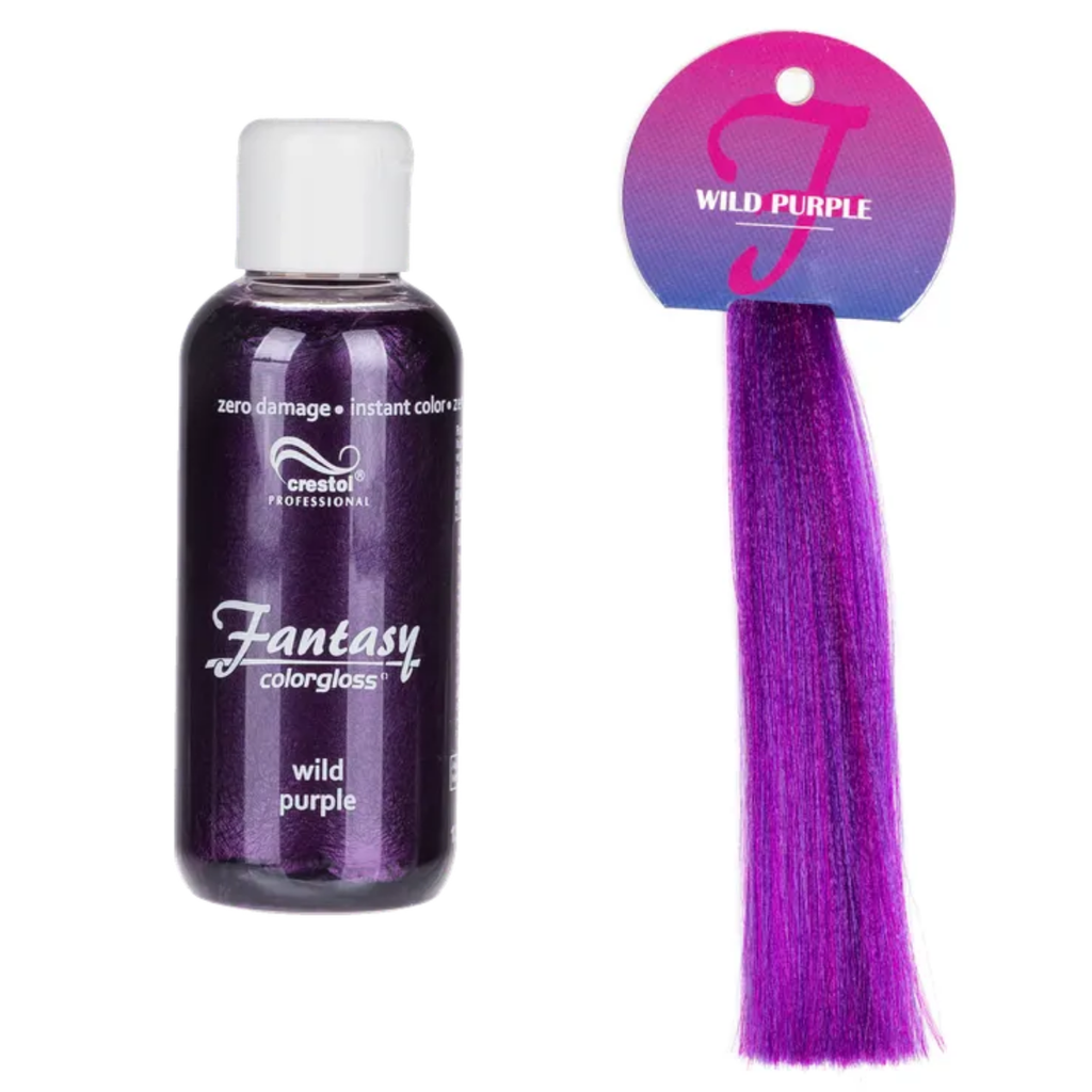 Crestol Fantasy Color suoraväri 125 ml – Wild Purple (syvä violetti) - Suoravärit - Crestol - Nicca.fi