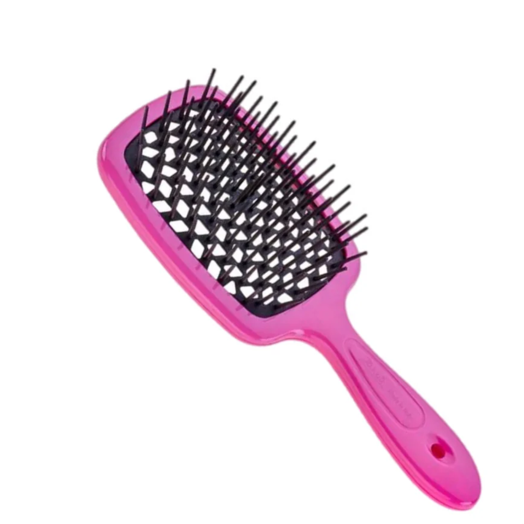 Janeke Soft Brush harja pinkki / musta-Janeke-Kauneustori