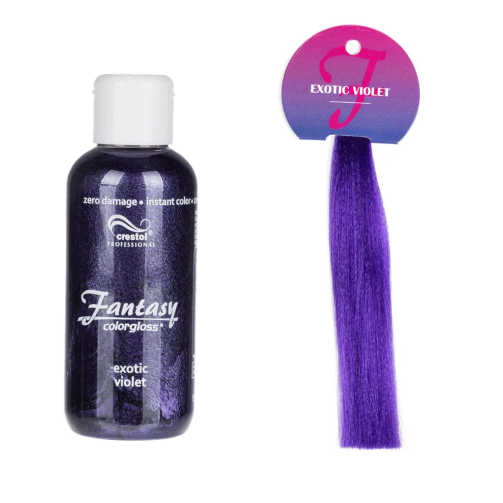Crestol Fantasy Color suoraväri 125 ml – Exotic Violet (intensiivinen violetti) - Suoravärit - Crestol - Nicca.fi