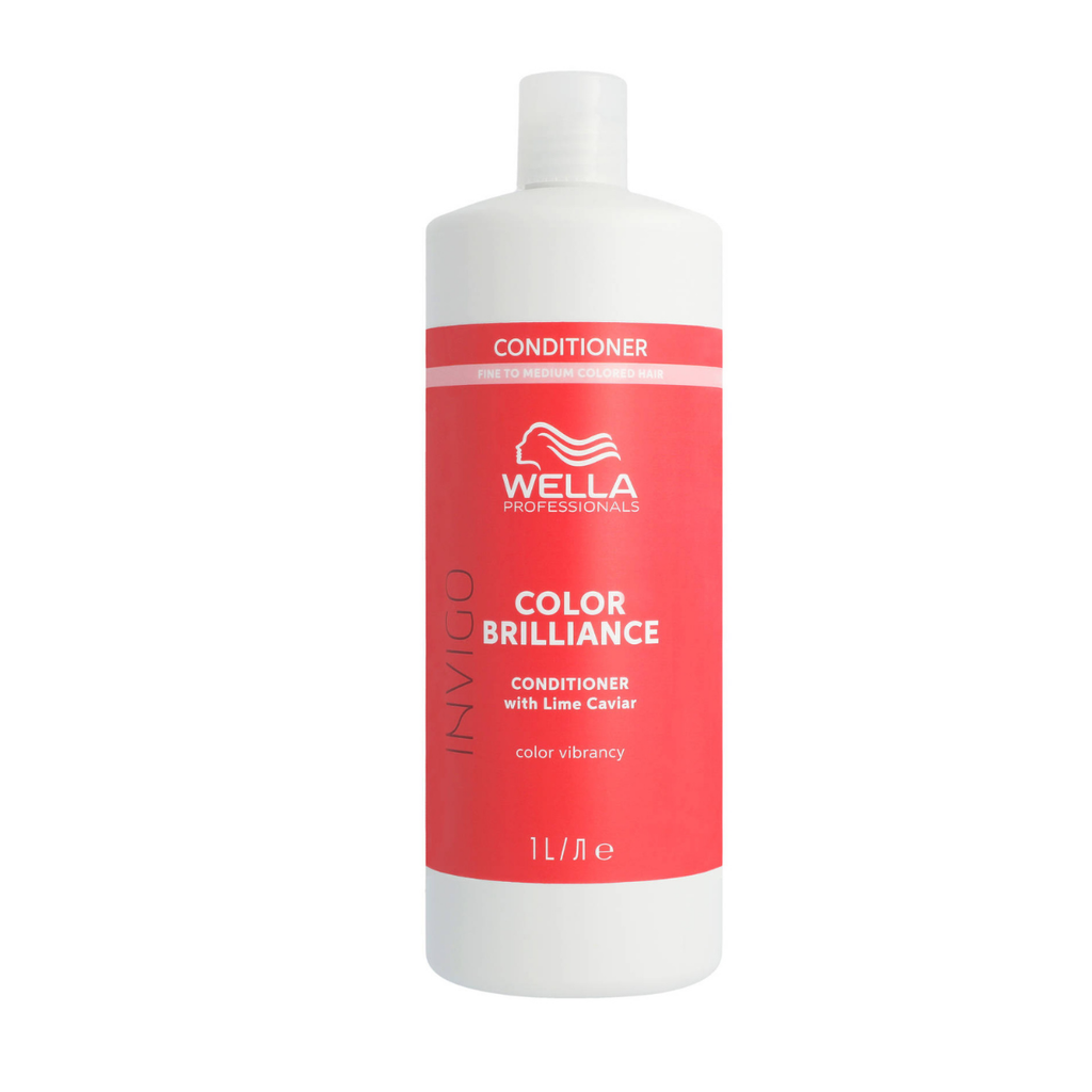 Wella Invigo Color Brilliance Conditioner Fine - hoitoaine värjätyille hiuksille 1000ml-wella-Kauneustori