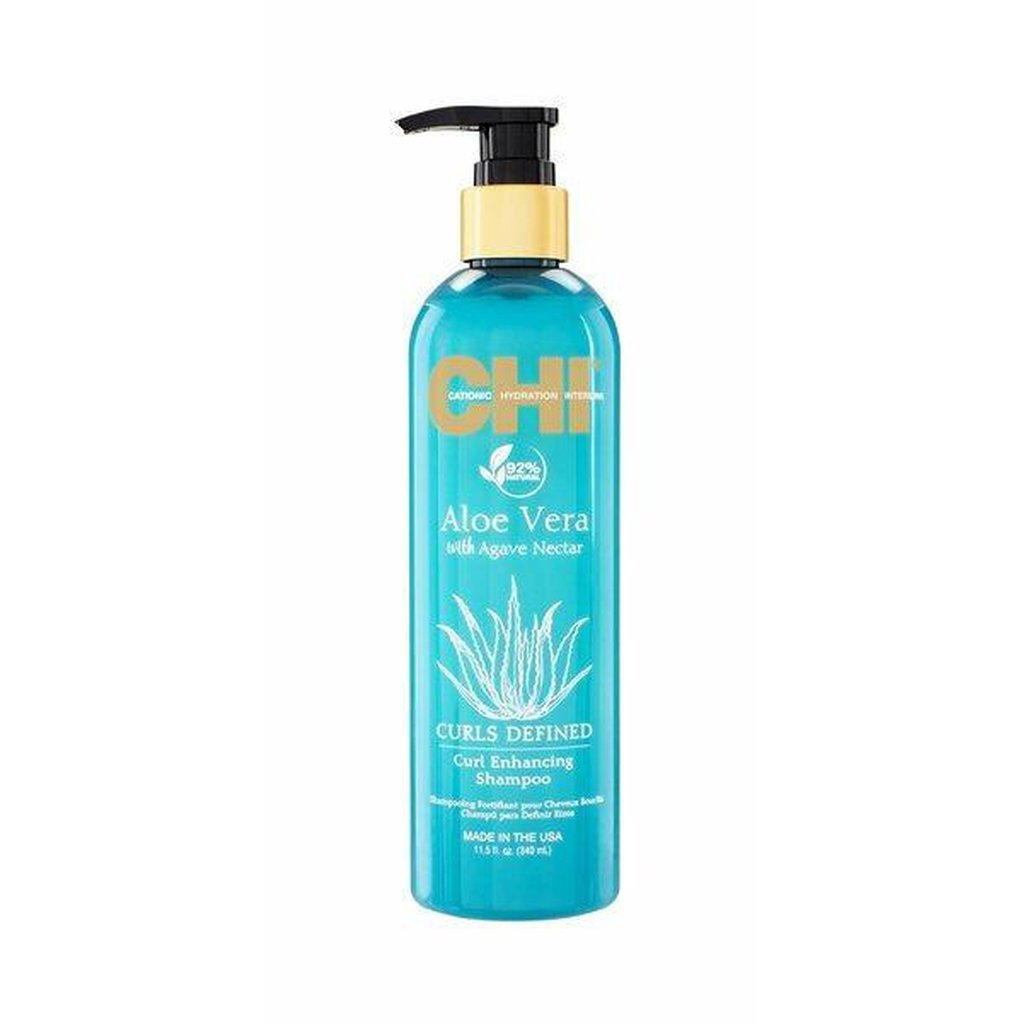 CHi Aloe Vera With Agave Nectar Curl Enhancing Shampoo, 340 ml-CHI-Kauneustori