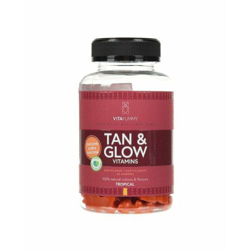 VITAYUMMY Tan & Glow Tropical Vitamins, 60 kpl-VITAYUMMY-Kauneustori
