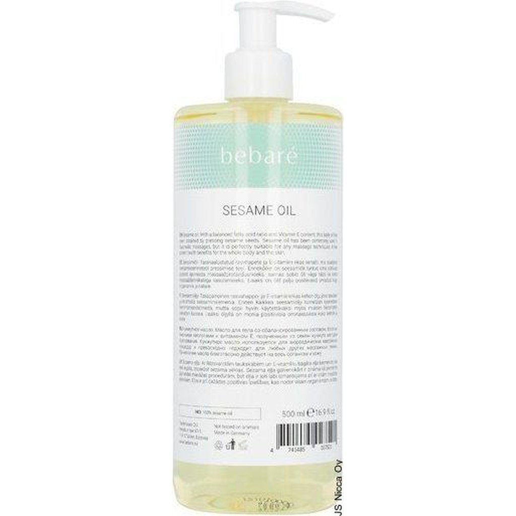 Seesami Hierontaöljy, 500 ml-BEBARÉ-Kauneustori