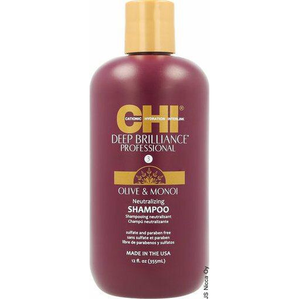 Deep Brilliance Olive & Monoi Neutralizing Shampoo, 355 ml-Kauneustori-Kauneustori