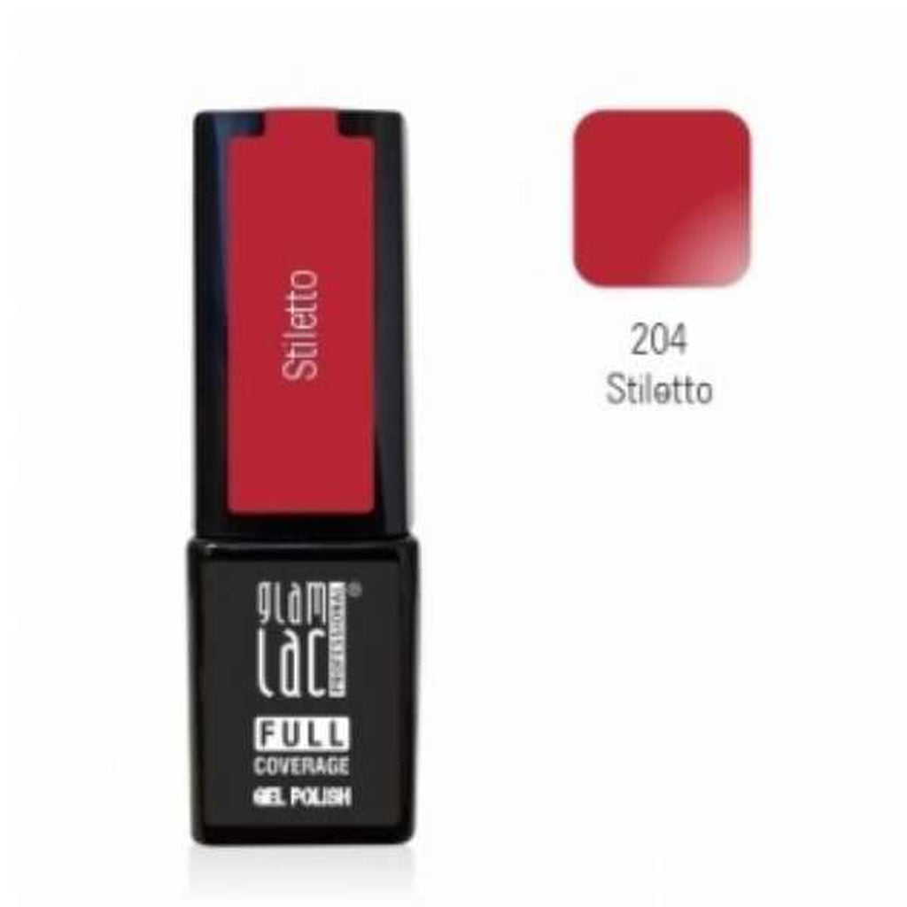 GlamLac Full Coverage Gel Polish 204 Stiletto 6 ml-Glamlac-Kauneustori